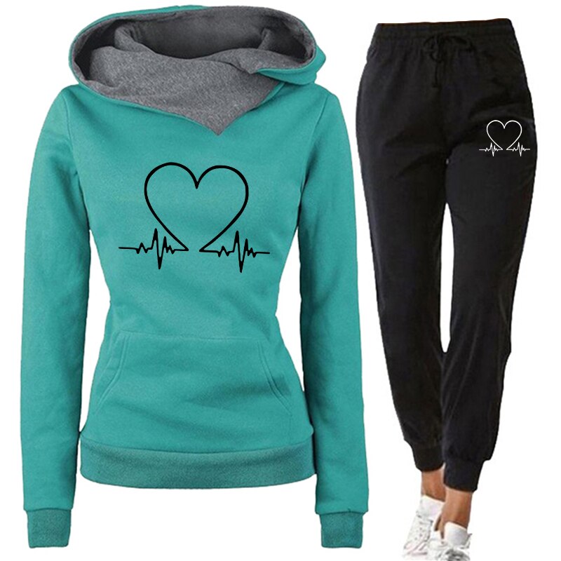 Sweetheart ™– Den Charmiga Joggingdräkten Som Värmer Ditt Hjärta!