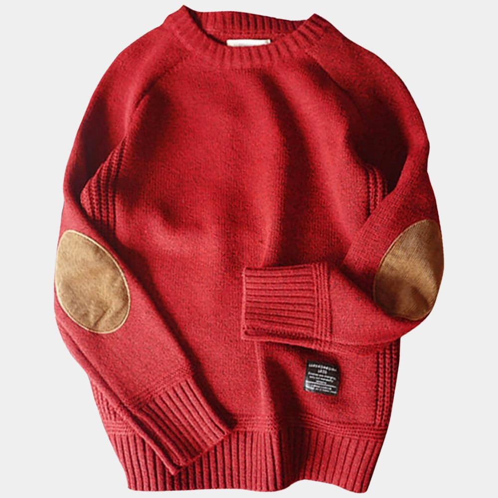 Emilio™ - Pullover Tröja med Lapptäcke