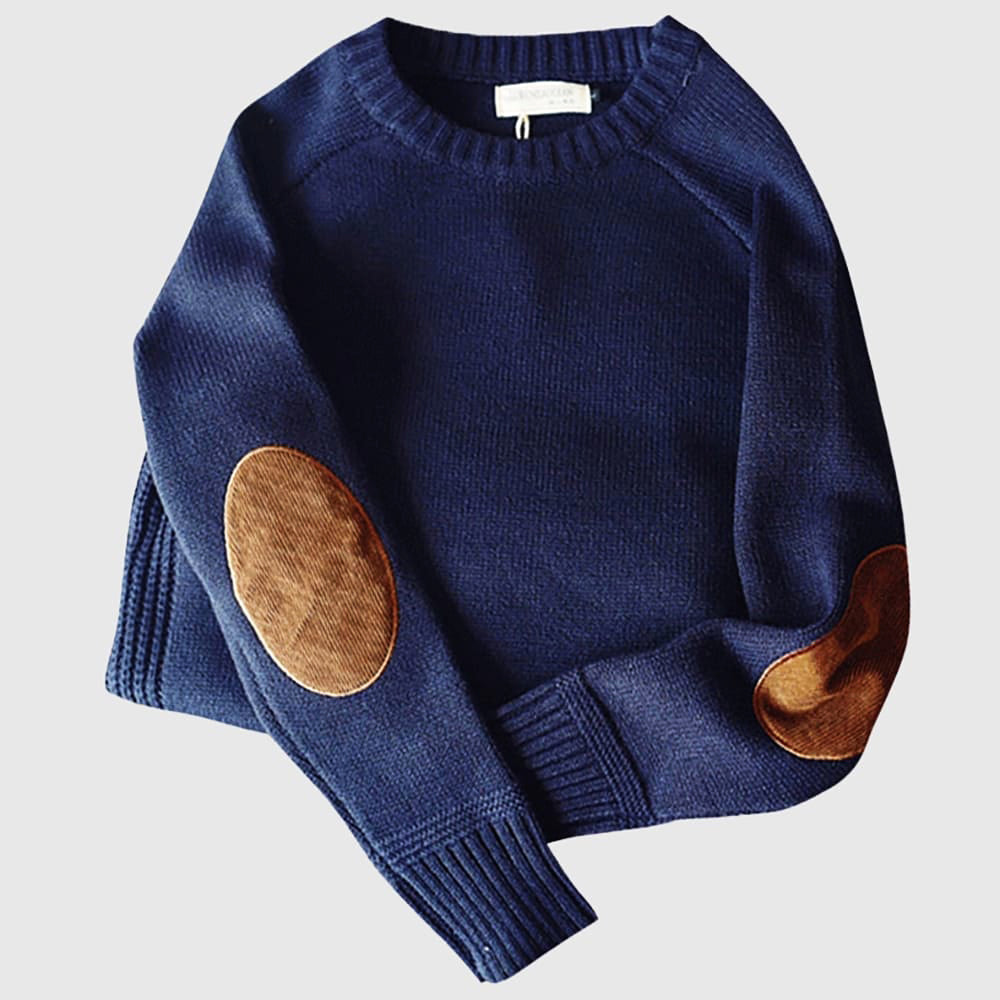 Emilio™ - Pullover Tröja med Lapptäcke