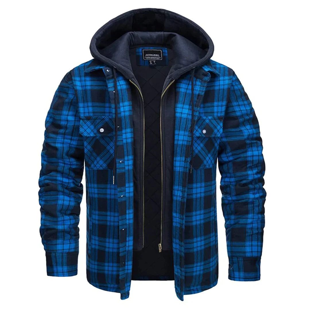Tim™| Snygg Flanelljacka i Skjortdesign