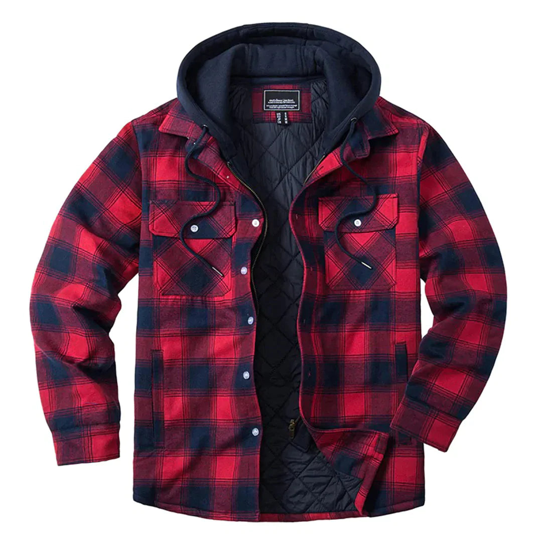 Tim™| Snygg Flanelljacka i Skjortdesign