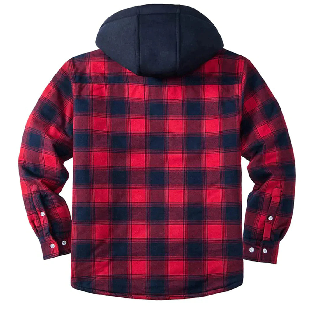Tim™| Snygg Flanelljacka i Skjortdesign