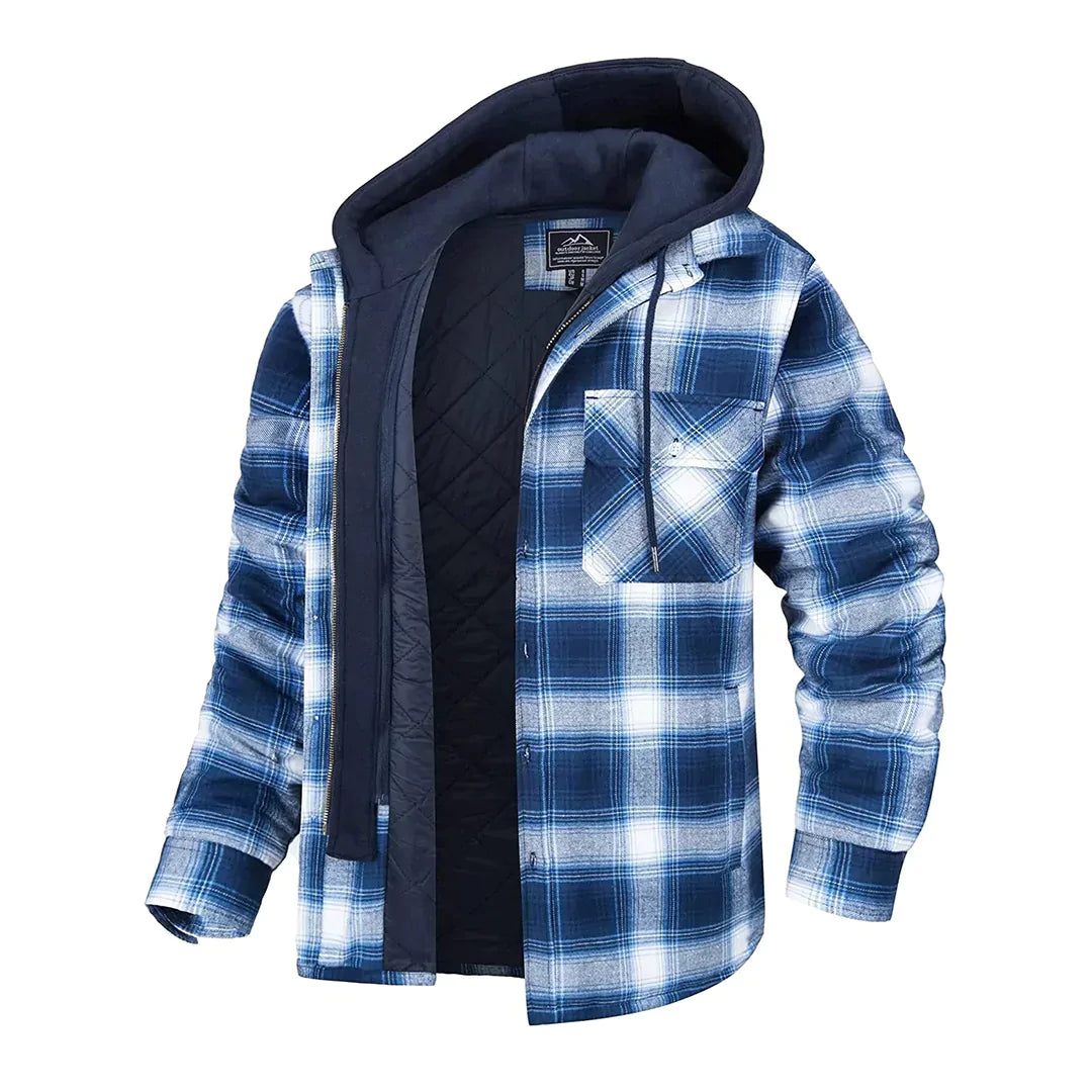 Tim™| Snygg Flanelljacka i Skjortdesign