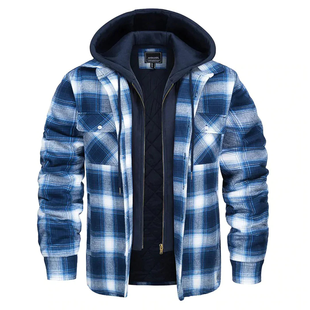Tim™| Snygg Flanelljacka i Skjortdesign