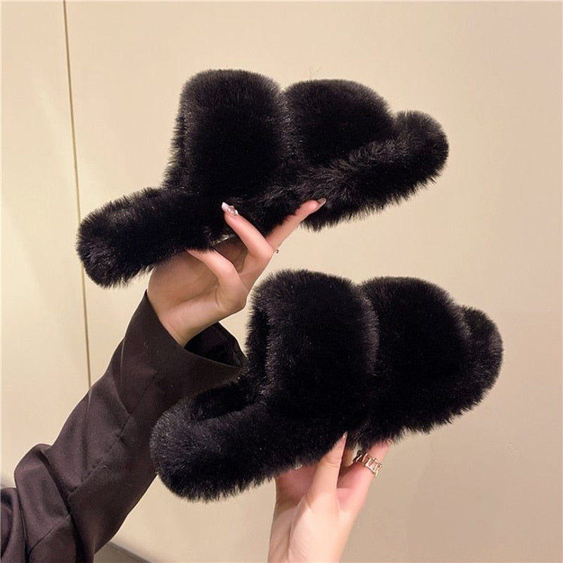 Fluffy™ Tofflor Som Håller Dina Fötter Varma