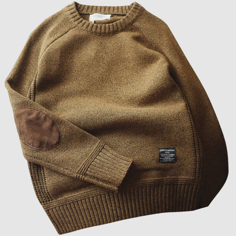 Emilio™ - Pullover Tröja med Lapptäcke