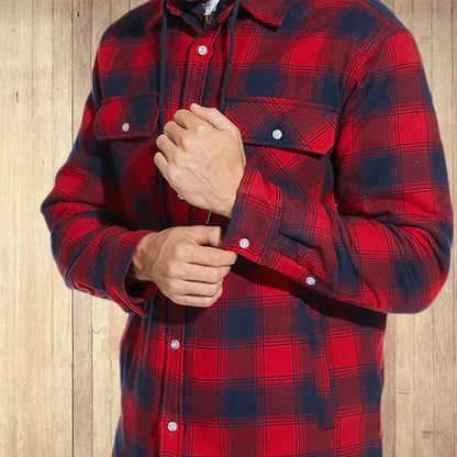 Tim™| Snygg Flanelljacka i Skjortdesign