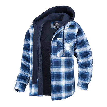 Tim™| Snygg Flanelljacka i Skjortdesign