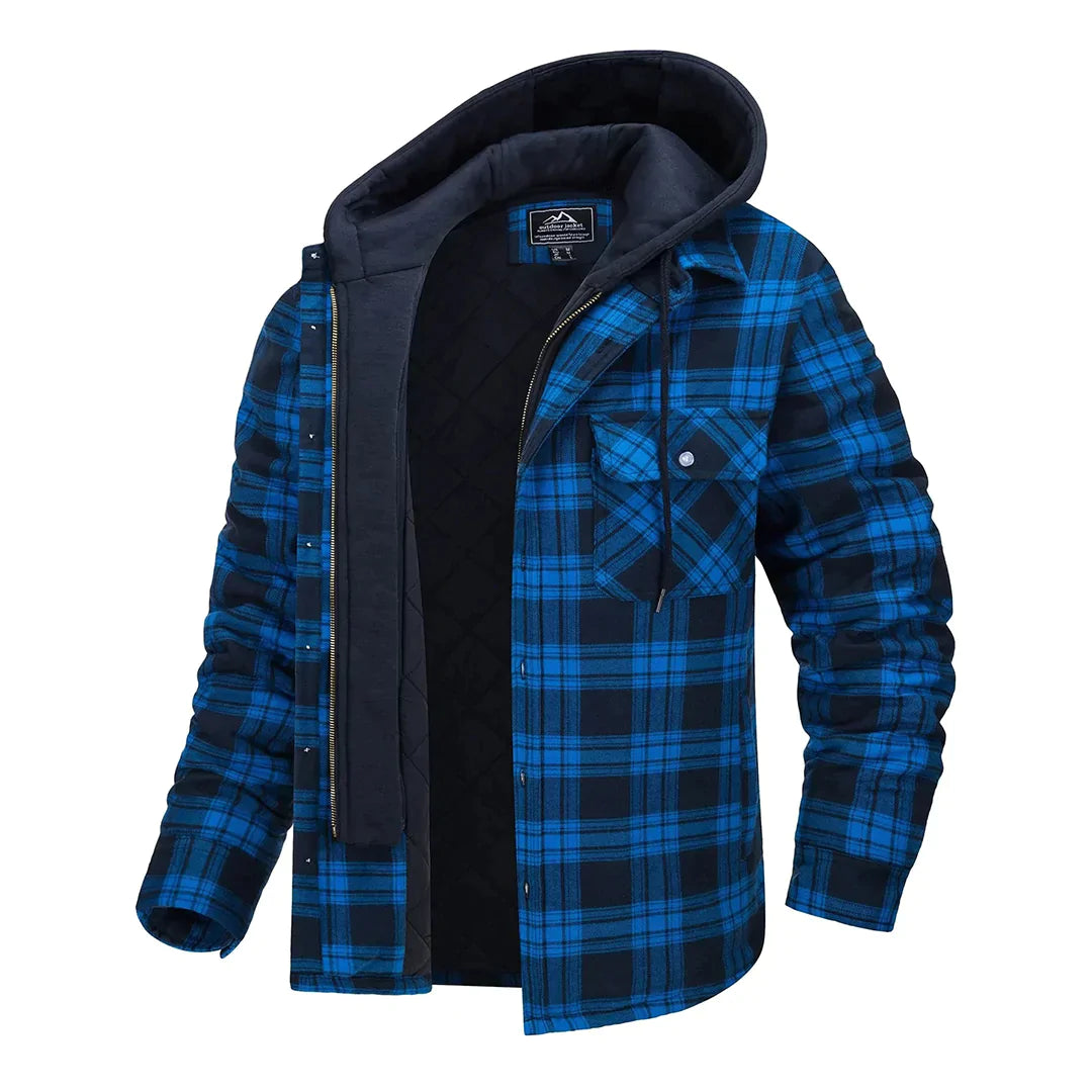 Tim™| Snygg Flanelljacka i Skjortdesign