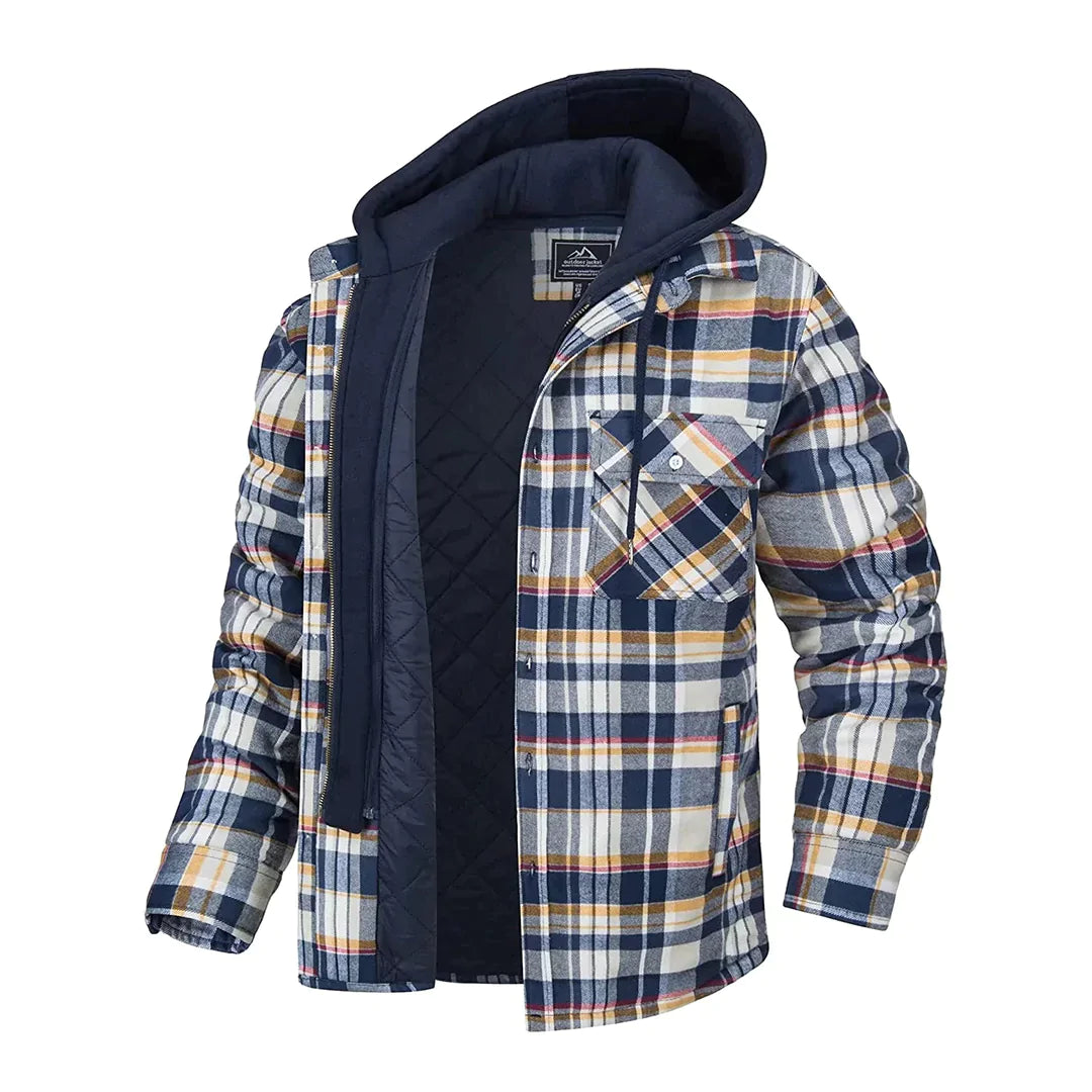 Tim™| Snygg Flanelljacka i Skjortdesign