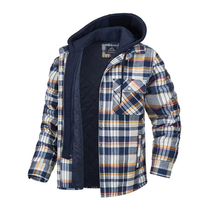 Tim™| Snygg Flanelljacka i Skjortdesign