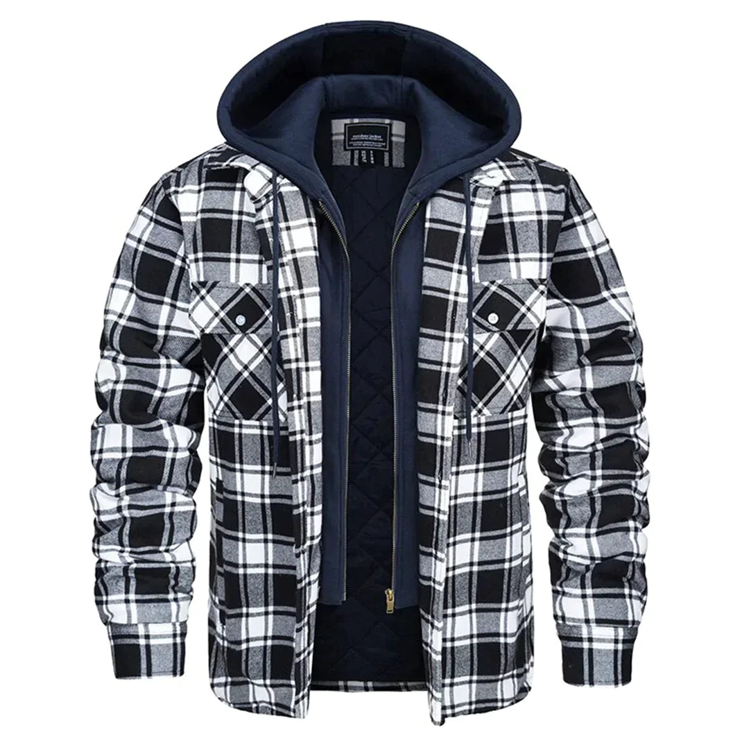 Tim™| Snygg Flanelljacka i Skjortdesign