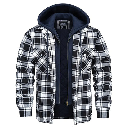Tim™| Snygg Flanelljacka i Skjortdesign